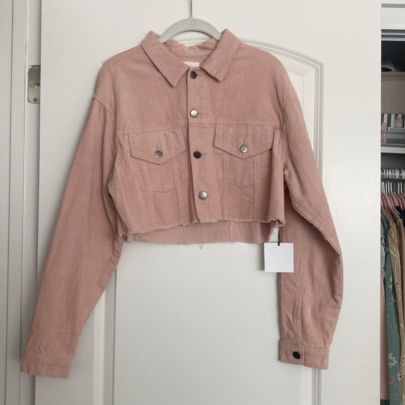 By the way Cropped Corduroy Jacket - Picture 1 of 4